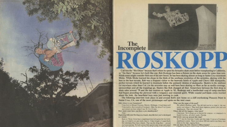A Conversation with Rob “Barn” Roskopp